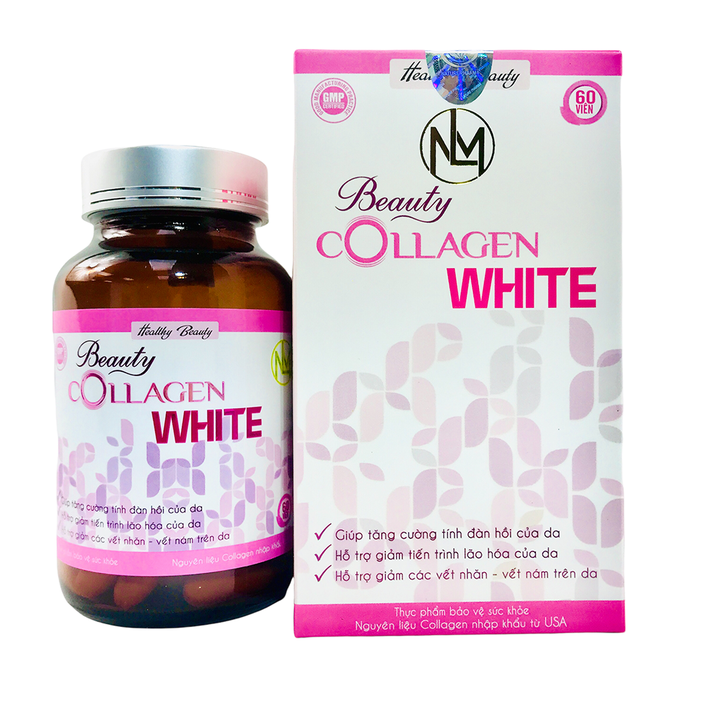 Combo Set 3 Hộp Nước Uống Beauty Collagen White NATURE PHARMA (6 Lọ/Hộp) - Chống Oxy hóa - Giúp làn da sáng mịn, tươi trẻ rạng ngời